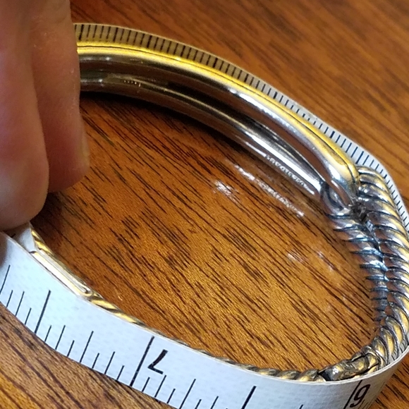 SOLD@! David Yurman18k 750/Gold & Sterling Silv - Picture 8 of 12